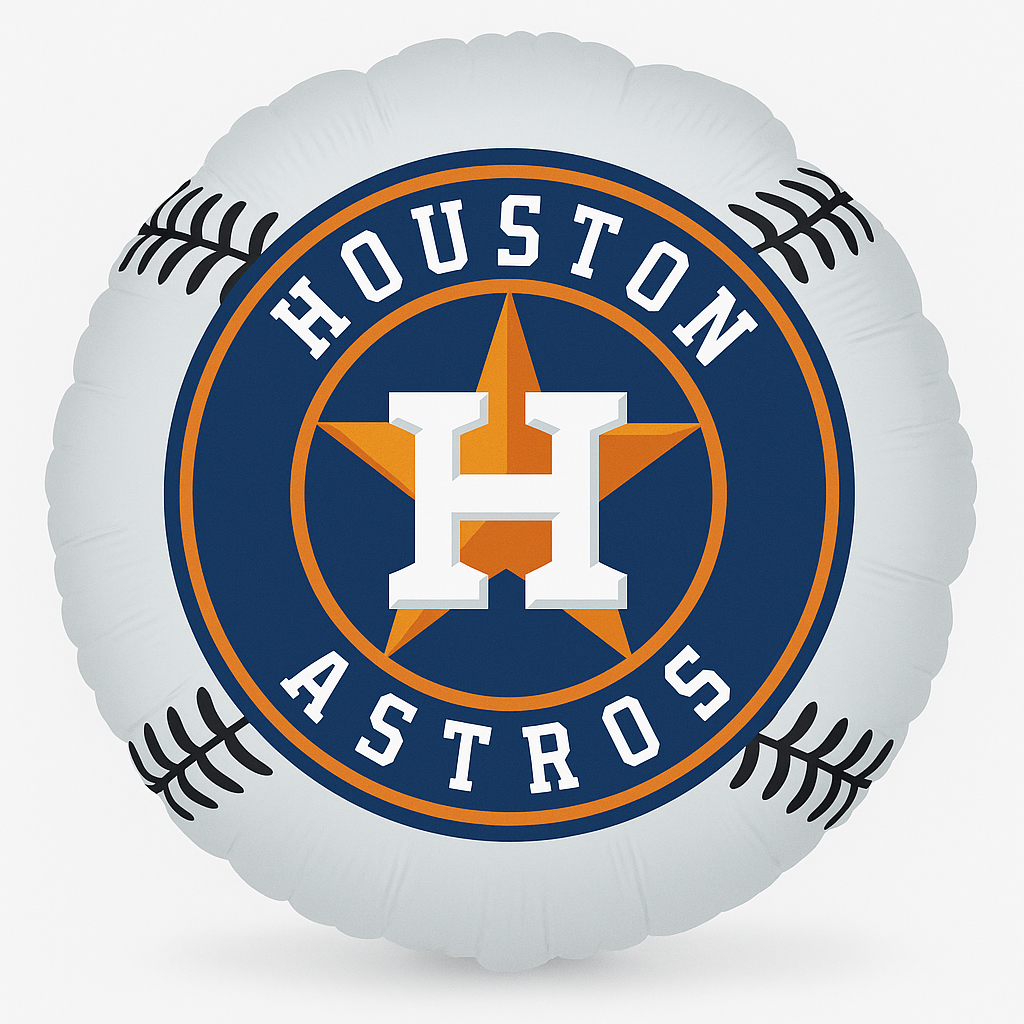 Houston Astros 18-Inch Mylar Balloon