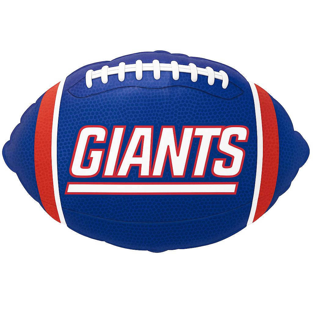 18" New York Football Foil Balloon