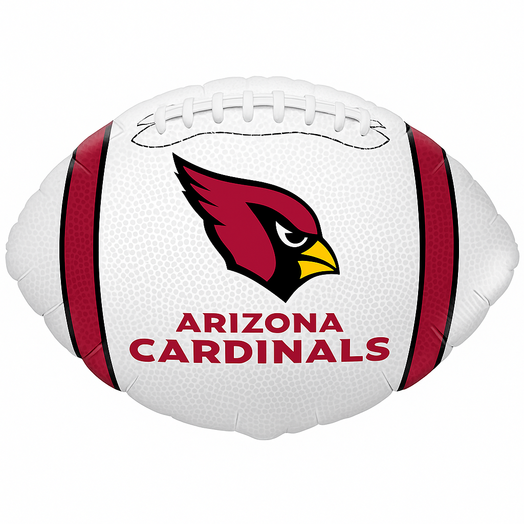 Arizona Cardinals 18-Inch Football Mylar Balloon