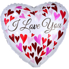 Heartfelt "I Love You" 18-Inch Foil Balloon