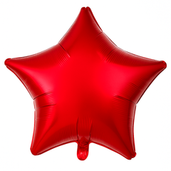 Red Star Foil Balloon - 19 Inches