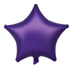 19-Inch Purple Star Foil Balloon