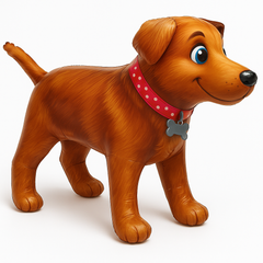 Ultimate Golden Dog Foil Balloon