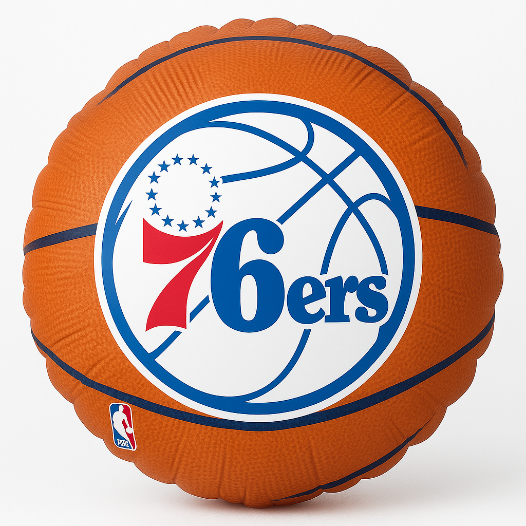 Philadelphia 76ers 18" Foil Mylar Balloon