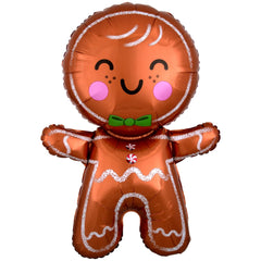 Festive Gingerbread Man Super Shape Balloon