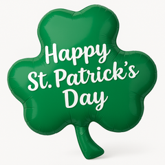 18-Inch St. Patrick's Day Shamrock Foil Balloon