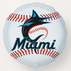 Miami Marlins 18" Foil Mylar Balloon
