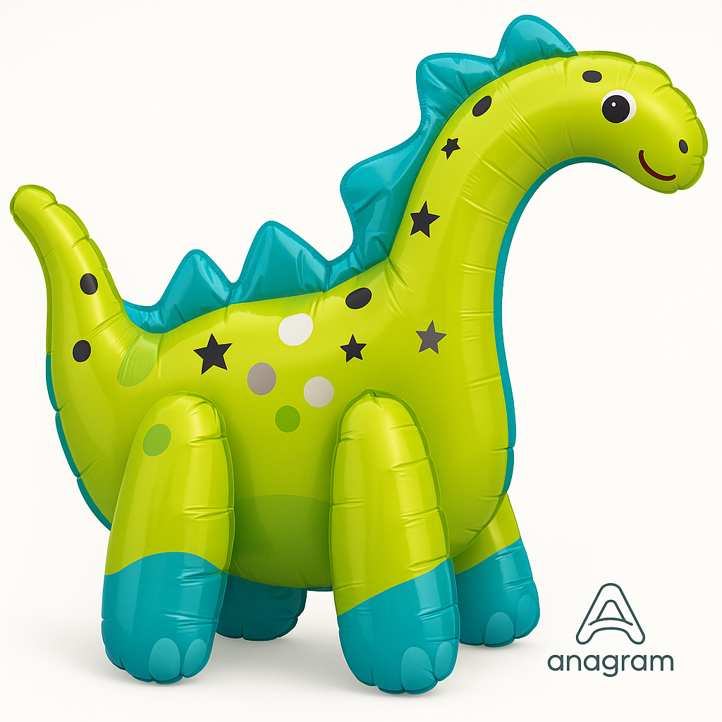 Sitting Stegosaurus Foil Balloon