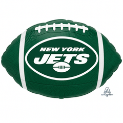 New York Jets Football-Shaped 18" Mylar Balloon