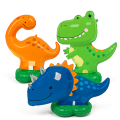Dinomite Dinosaur AirLoonz Foil Balloons - 3 Pack