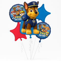 Paw Patrol Foil Balloon Bouquet - 5 Piece Set