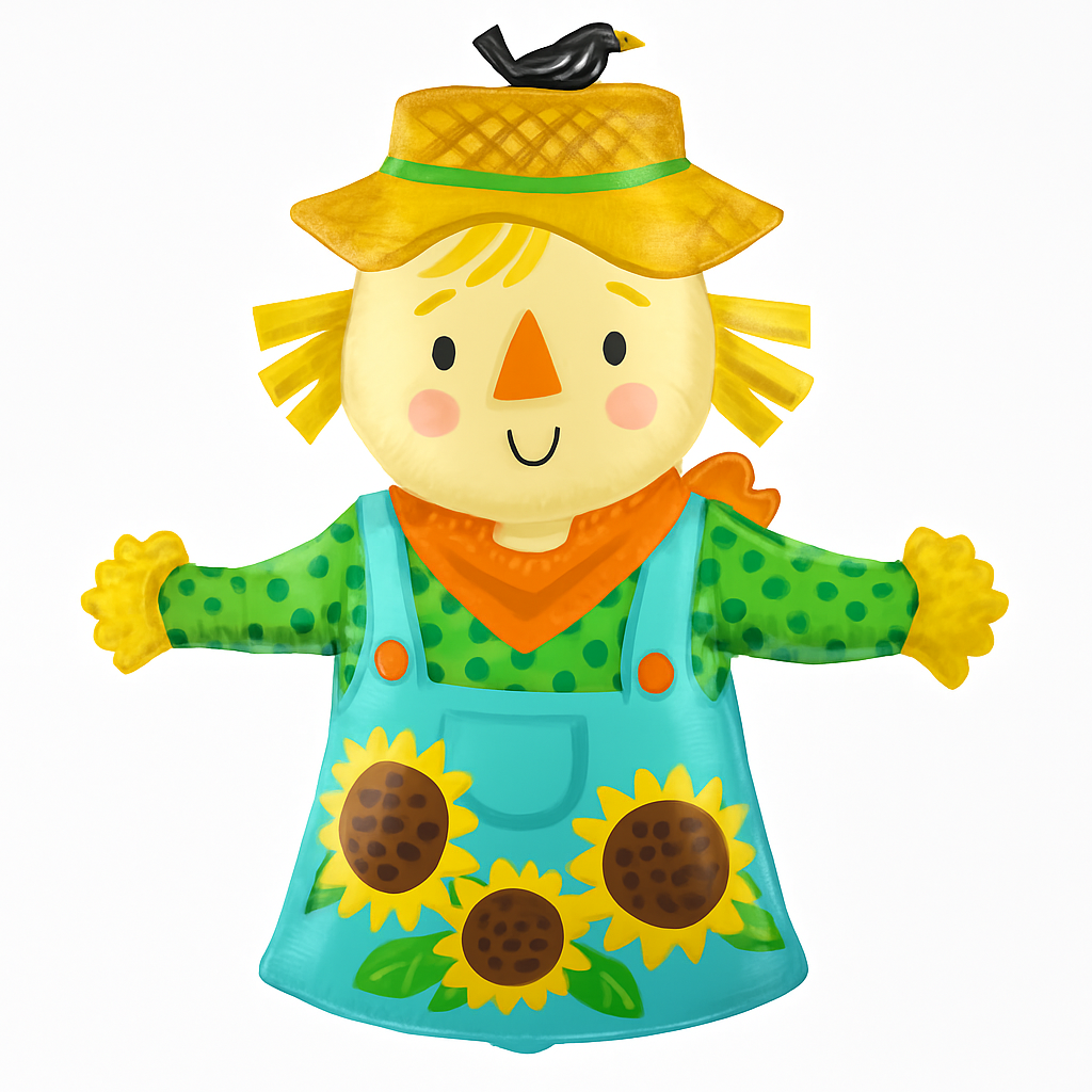 Harvest Scarecrow Super Shape Foil Balloon