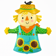 Harvest Scarecrow Super Shape Foil Balloon