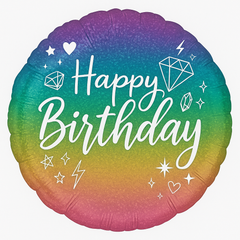 18" Holographic Sparkle Foil Balloon