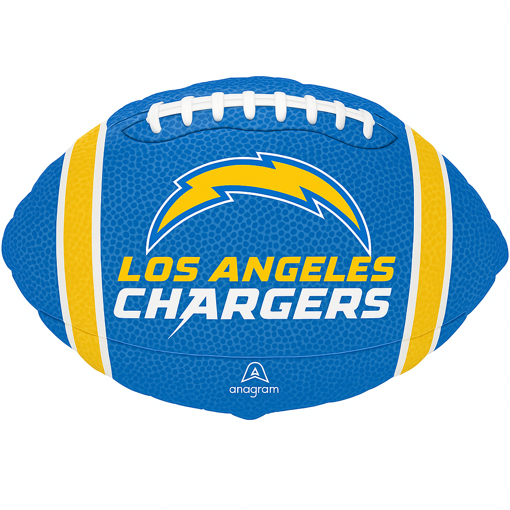 Los Angeles Chargers 18" Foil Mylar Balloon