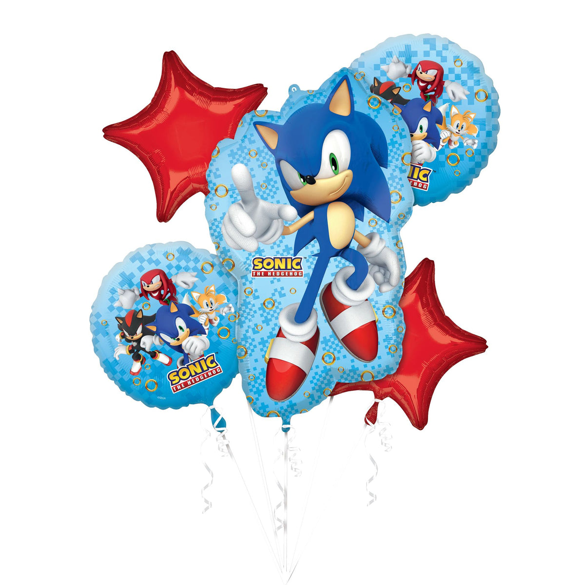 Sonic the Hedgehog Foil Balloon Bouquet