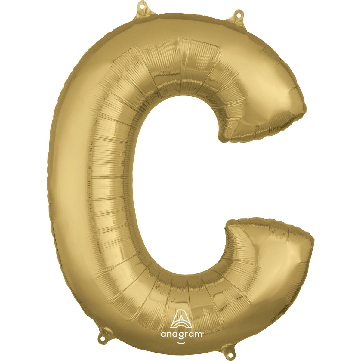 Gold Foil Letter C Balloon - Metallic Party Decoration