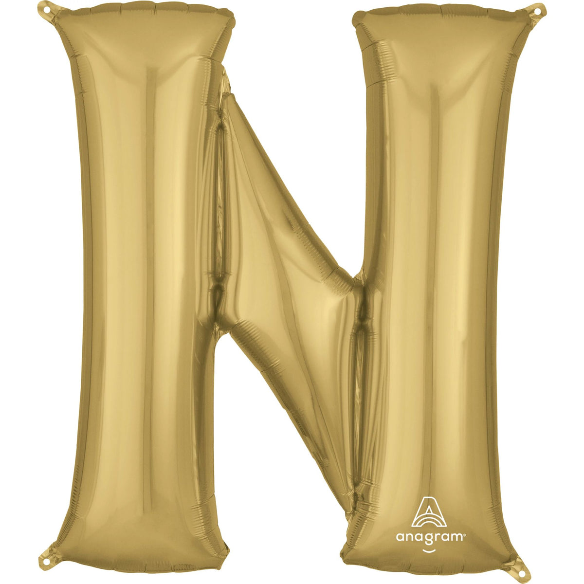 Gold Letter N Foil Balloon