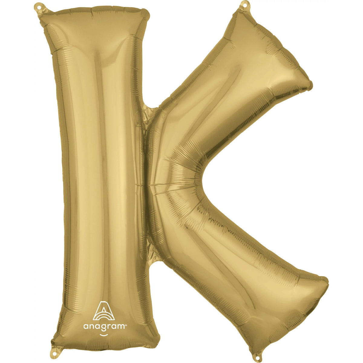 Gold Letter K Foil Super Shape Balloon