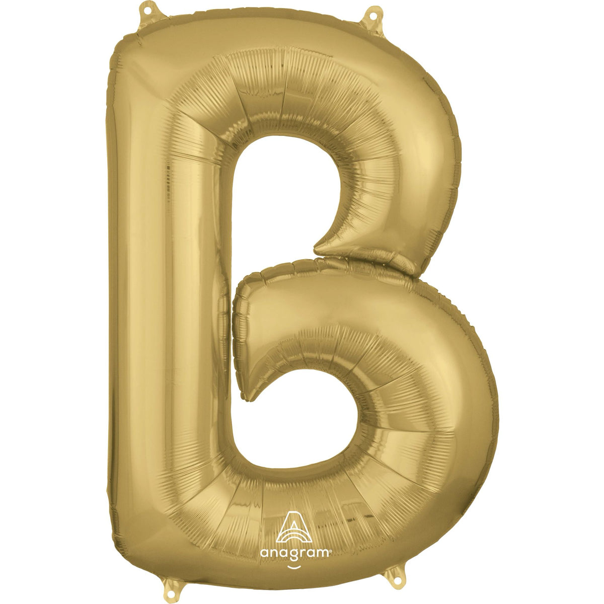 Gold Letter B Foil Balloon - Metallic Super Shape