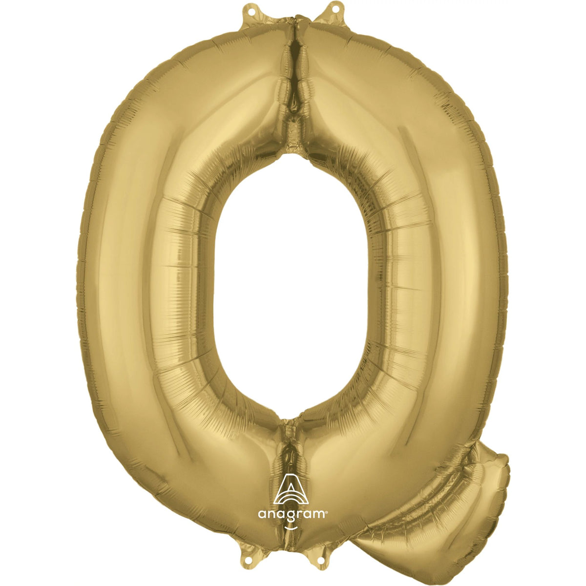 Gold Foil Letter "Q" Balloon - Metallic Party Decor