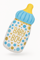 Baby Boy Bottle Shape Foil Balloon