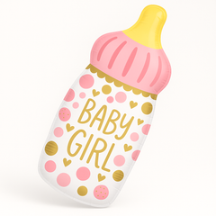 Baby Girl Bottle Foil Super Shape Balloon