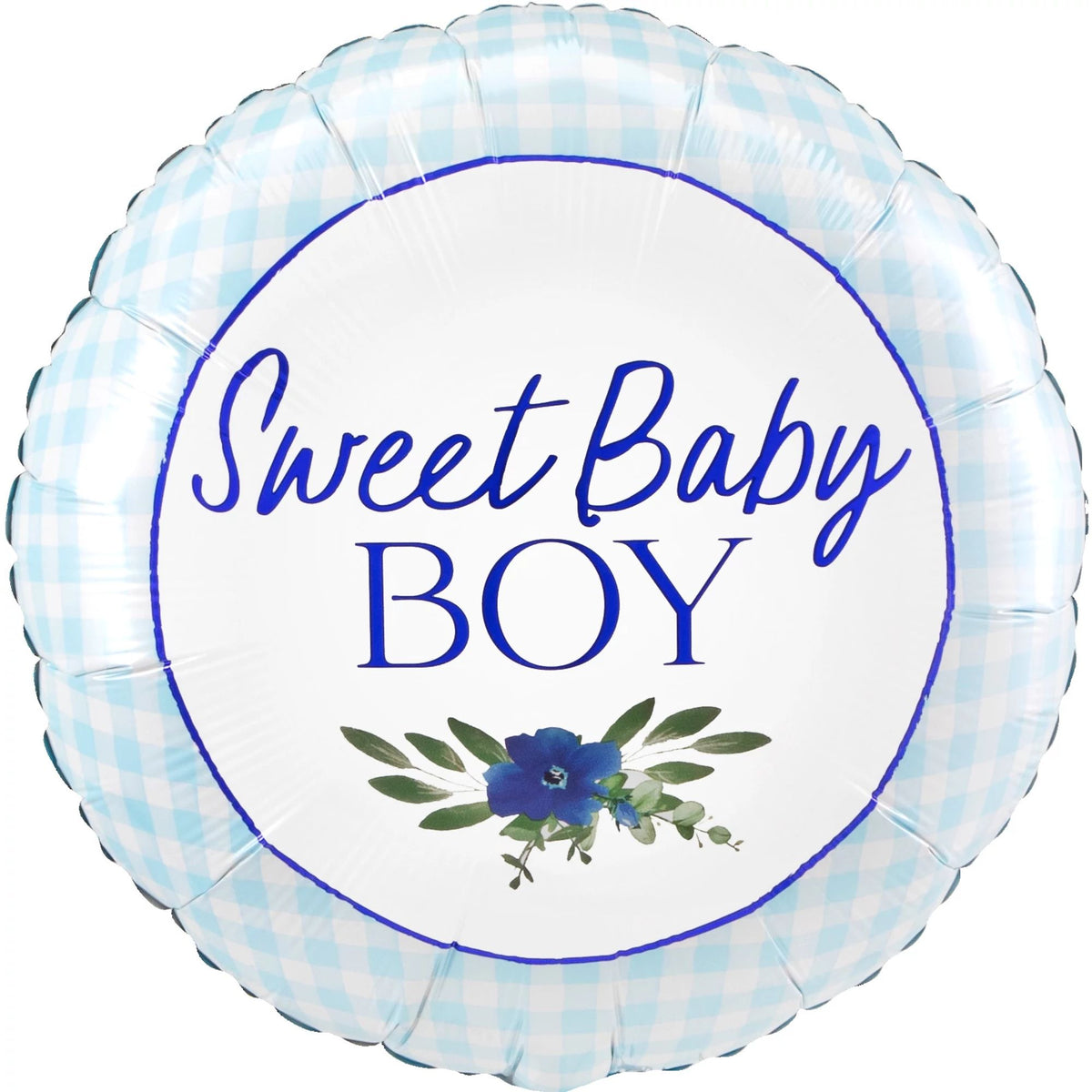 Sweet Baby Boy Blue Foil Balloon