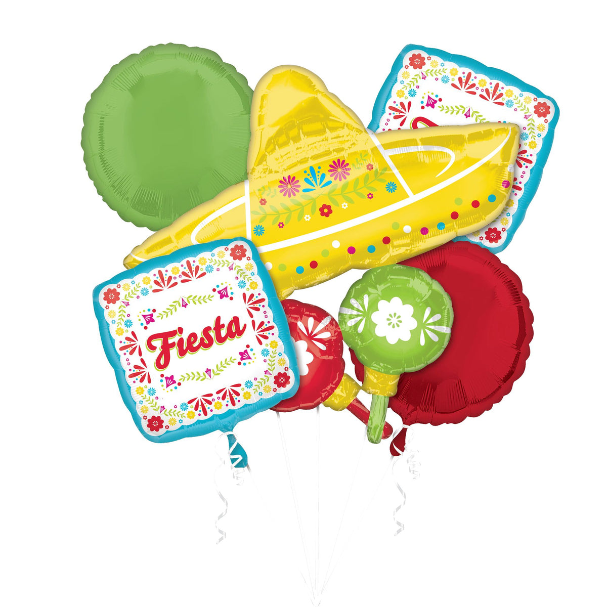 Viva La Party Fiesta Foil Balloon Bouquet