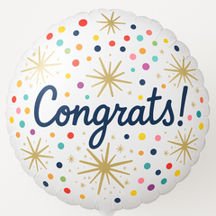 Sparkling Congrats Foil Balloon - 18-inch
