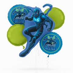 Blue Beetle Foil Balloon Bouquet