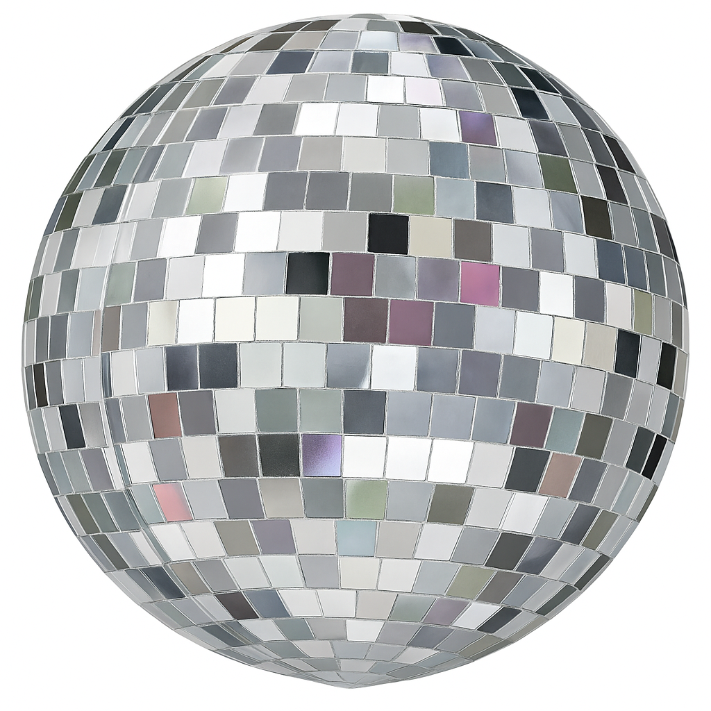 Gleaming Disco Ball Orbz Balloon