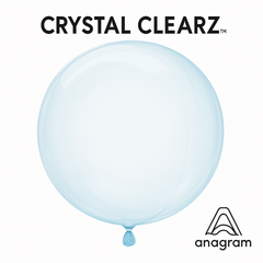 Crystal Clearz Blue Mylar Balloon
