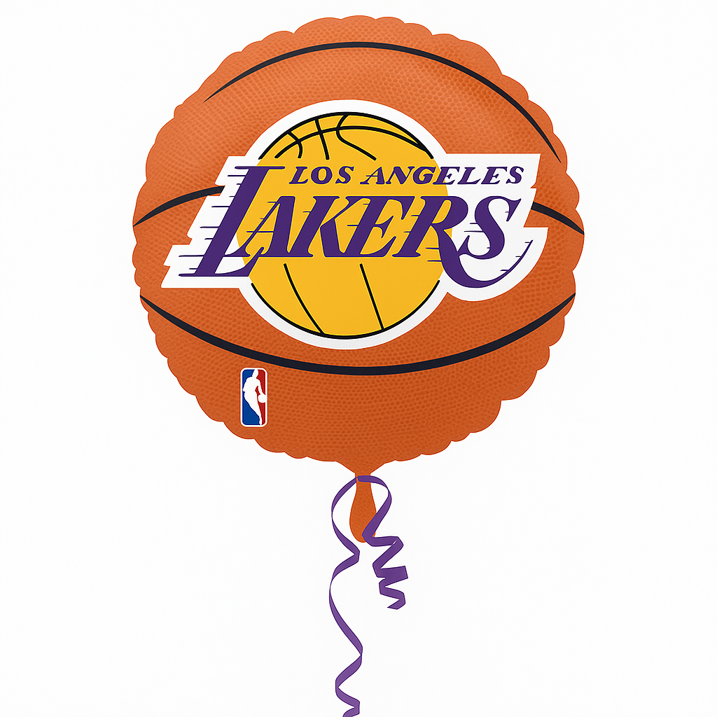 Los Angeles Lakers 18-Inch Mylar Balloon