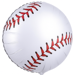 18-Inch Metallic Baseball Foil Balloon