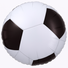 18" Metallic Soccer Ball Mylar Balloon