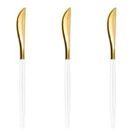 Trendables Knives White/Gold | 20 Count