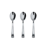 Exquisite Classic Silver Plastic Tea Spoons | 20 Count
