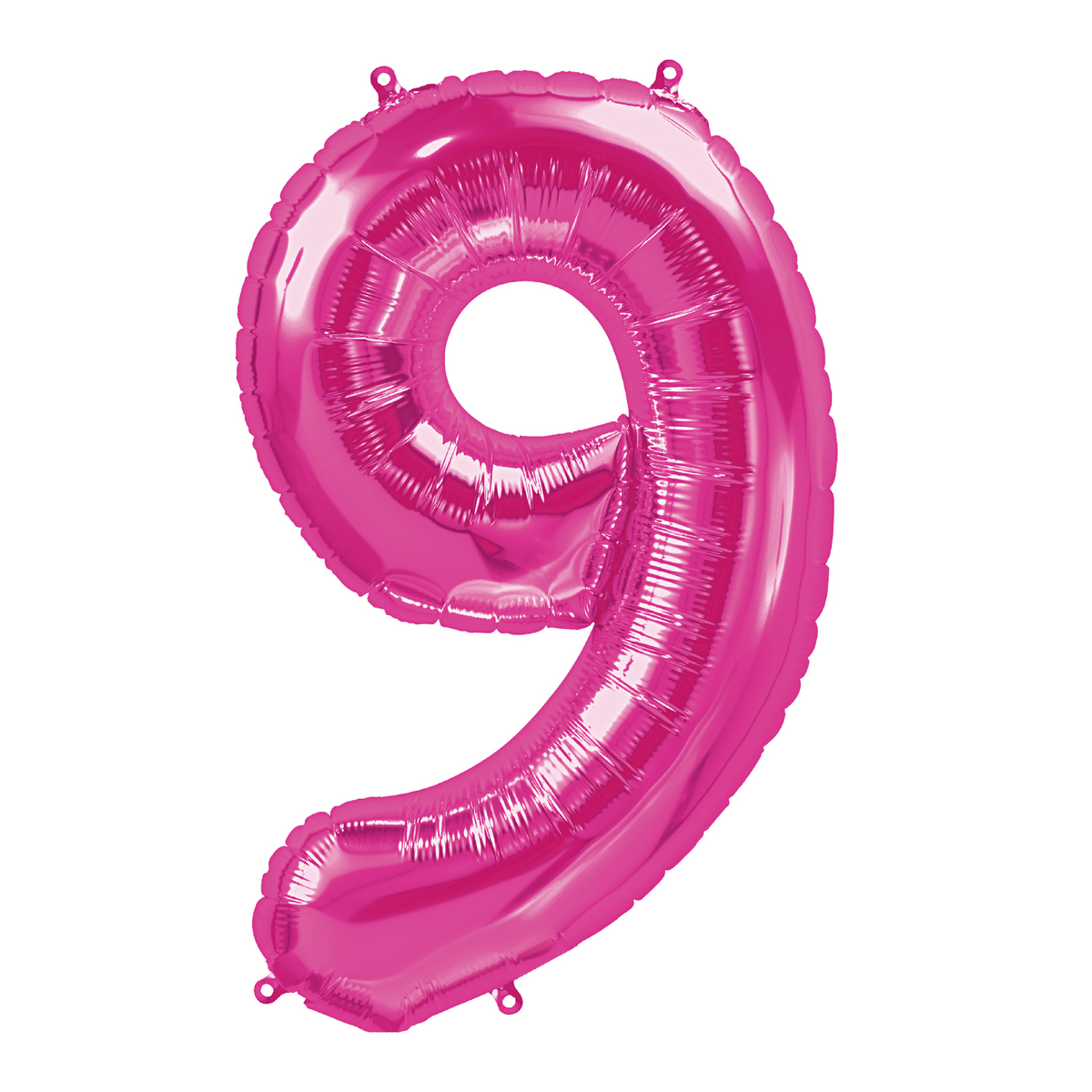 26" Pink Number 9 Balloon