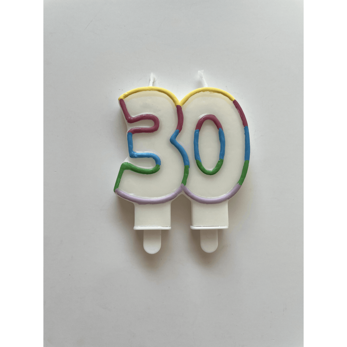 30 Yrs 3D Number Candles Balloon