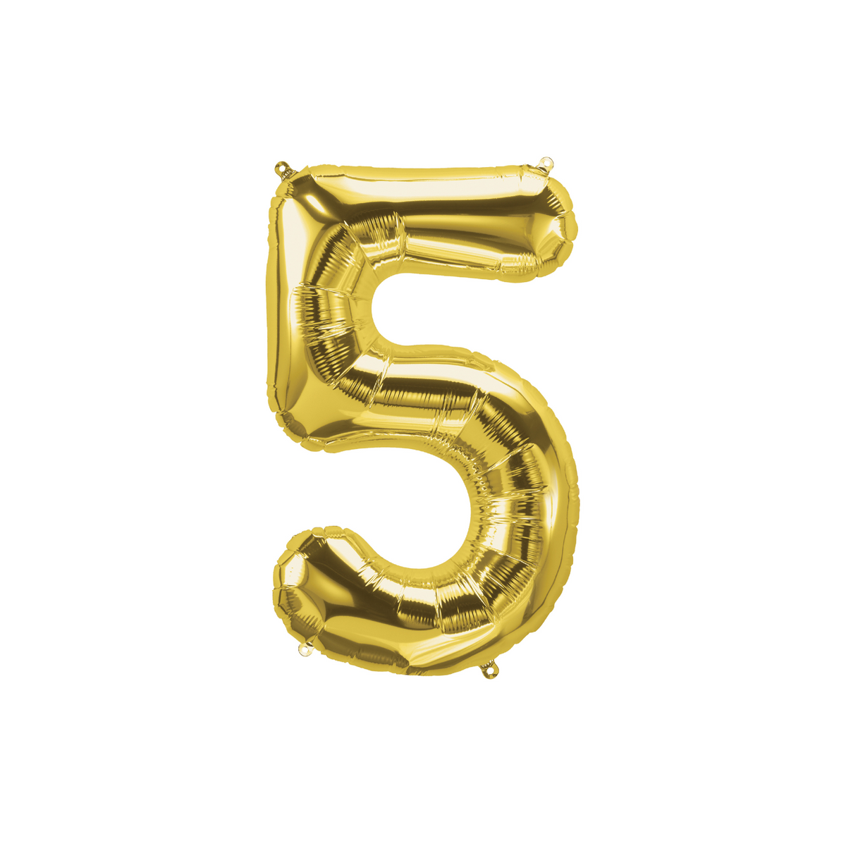 16" Gold Number -5 Balloon