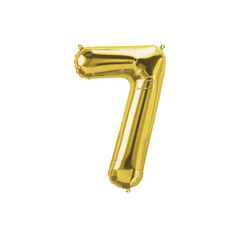 16" Gold Number -7 Balloon