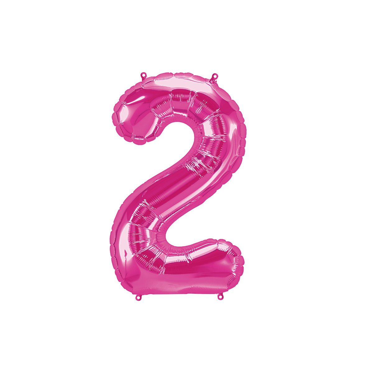 16" Pink Number -2 Balloon