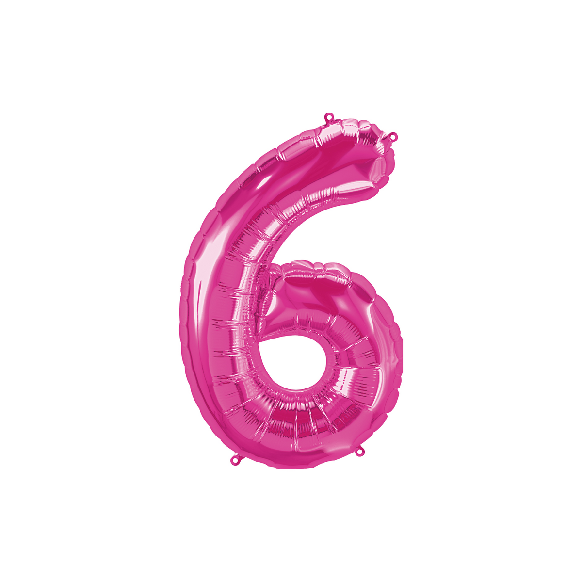 16" Pink Number -6 Balloon