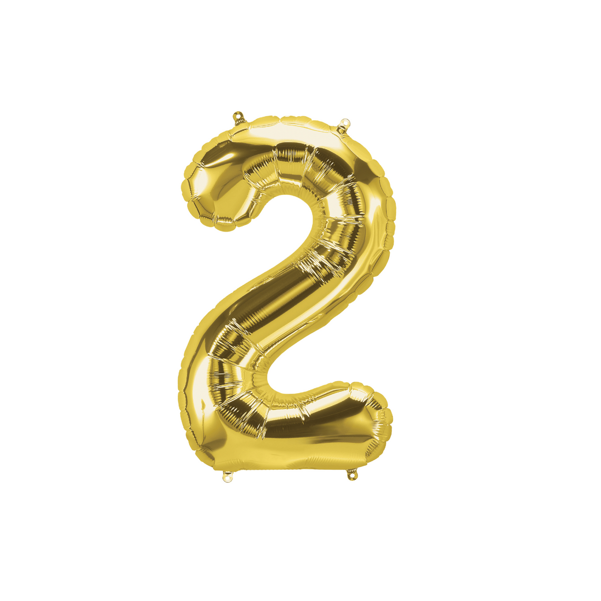 16" Gold Number -2 Balloon