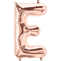 16" Rose Gold Alphabet-E Balloon