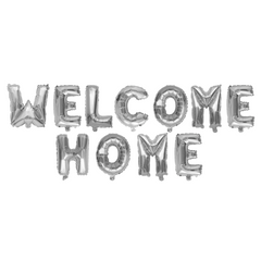 16" Welcome Home 11Pc/Pack Silver Balloon