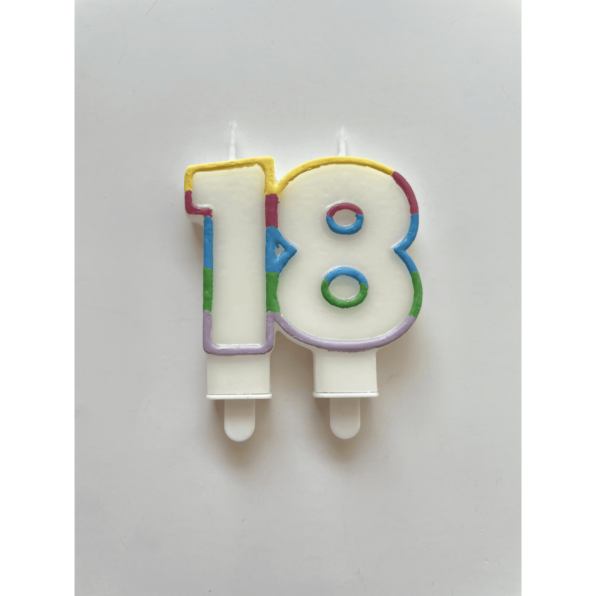 18 Yrs 3D Number Candles Balloon