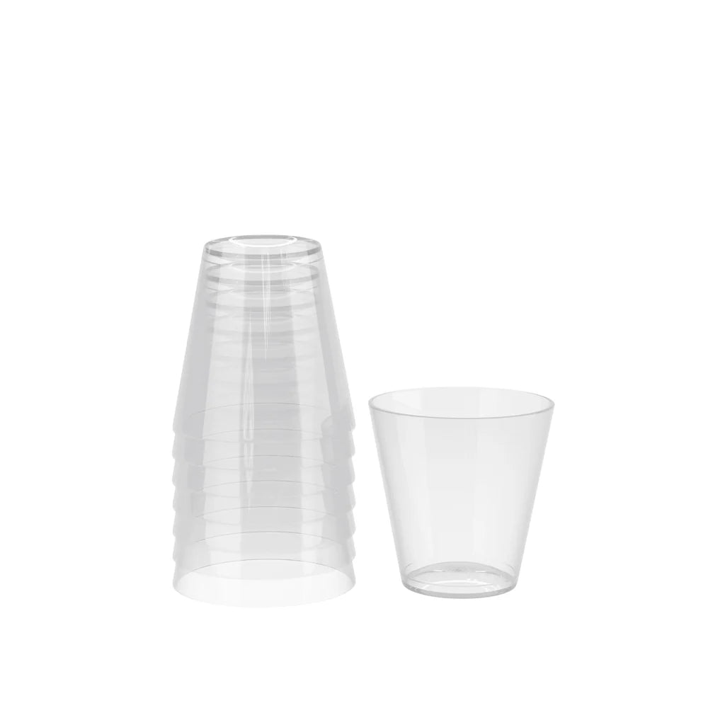 2 Oz. Clear Plastic Shot Glasses | 100 Count