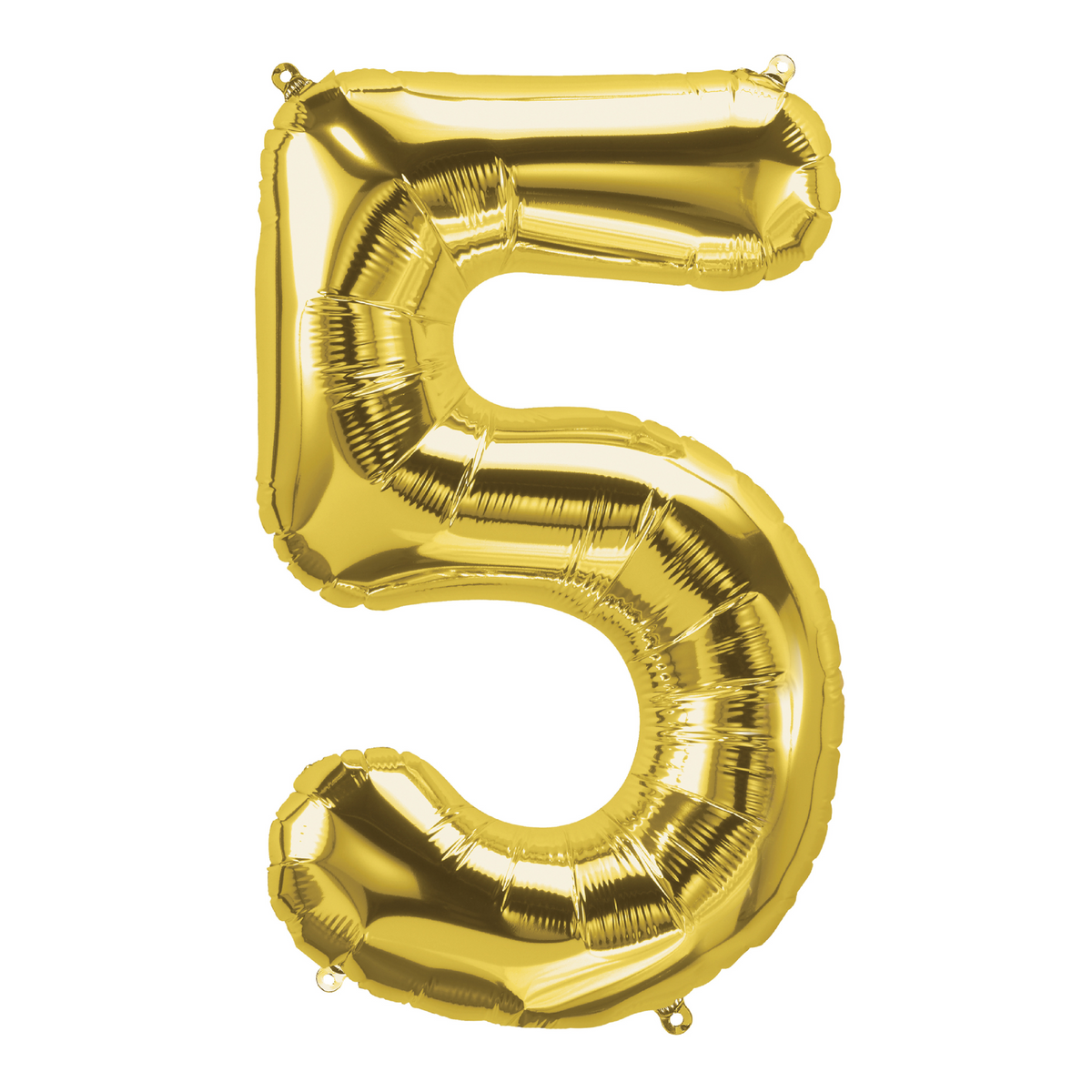 26" Gold Number 5 Balloon